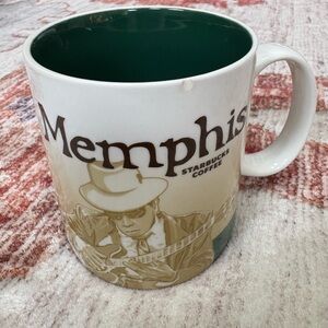Memphis Tennessee Global Icon Starbucks Coffee Collector Mug 2011 **chip on rim*